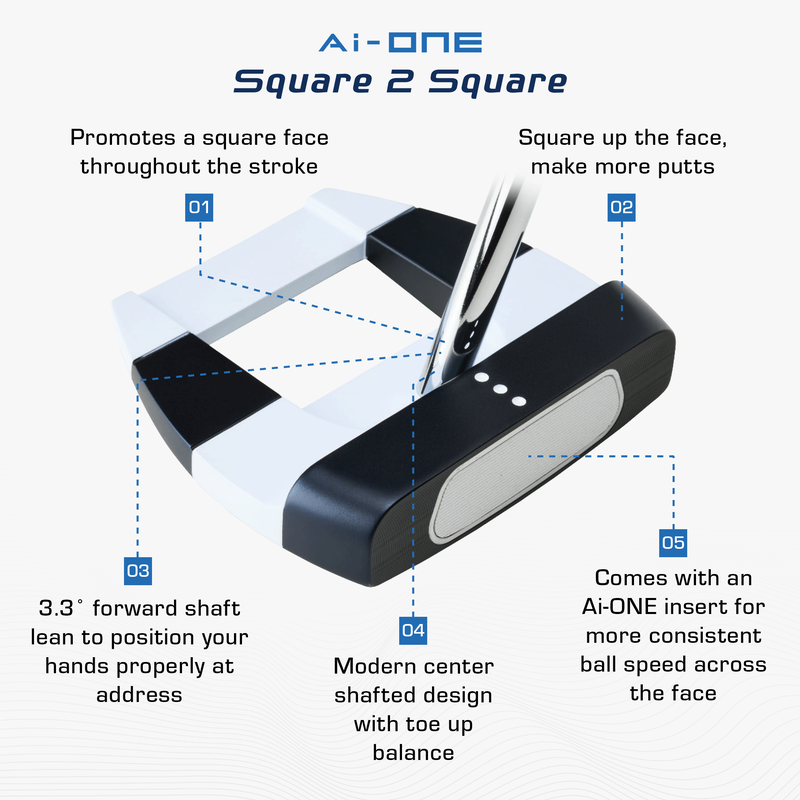 Odyssey Ai-ONE Square 2 Square #7 Putter